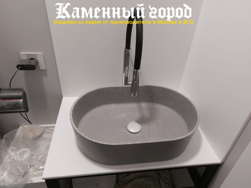 Мойка с столешницей под заказ в ванной комнате - г.Москва ☎️ +7(495) 762-64-72 