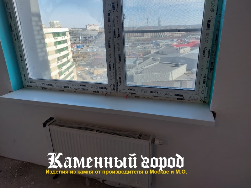 Подоконник  из искусственного камня купить под заказ в Москве ☎️ +7(495) 762-64-72 